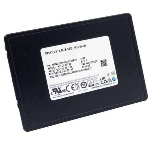 MZQL23T8HCLS-00A07 Samsung NVMe 3.84TB SSD