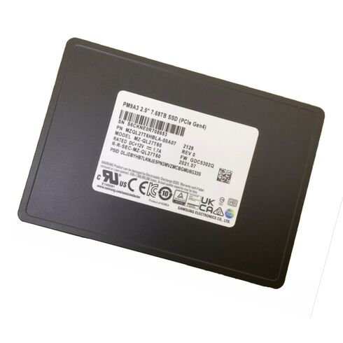 MZ-QL27T60 Samsung 7.68TB NVMe V-nand SSD