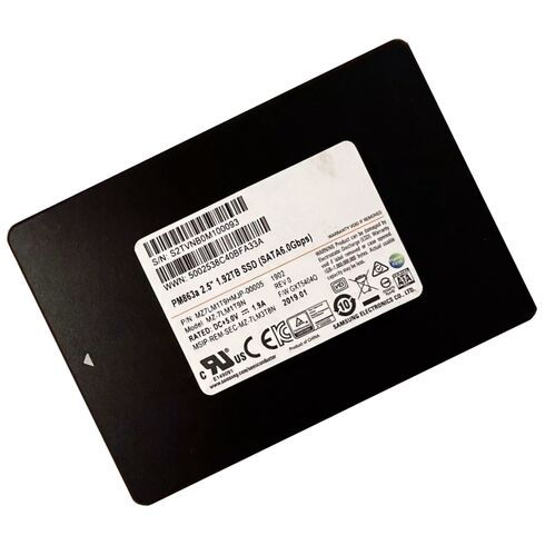 MZ7LM1T9HMJP Samsung 6GBPS SATA 2.5 Inch SSD