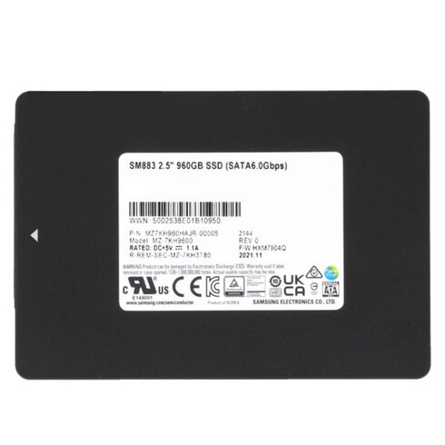 Samsung MZ7KH960HAJR 960GB 2.5 inches SSD Internal SATA 6GBPS