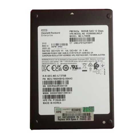 MZILT960HBHQ-00AH3 960GB SAS 12GBPS Samsung SSD