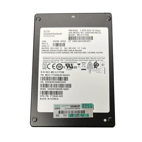 Samsung MZILT1T6HBJR-00AH3 1.6TB SAS 12GBPS SSD