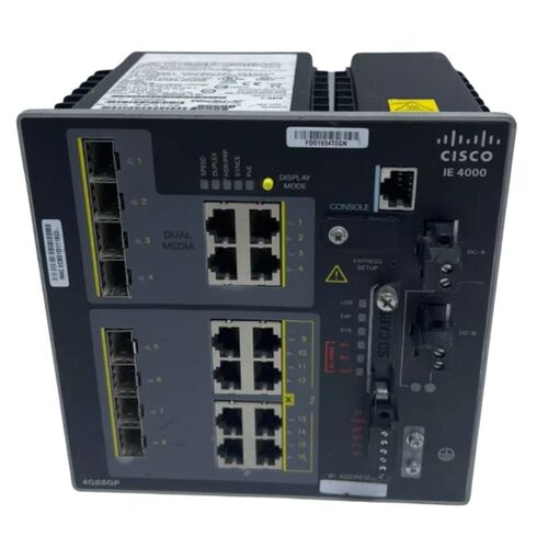 Cisco IE-4000-4GC4GP4G-E 12 Ports Managed Switch