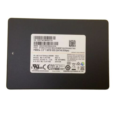 Samsung MZ7LH7T6HALA 7.68TB SATA 6GBPS SSD
