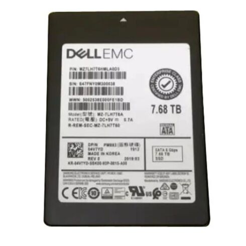 Samsung MZ7LH7T6HMLA0D3 7.68TB SATA 6GBPS SSD