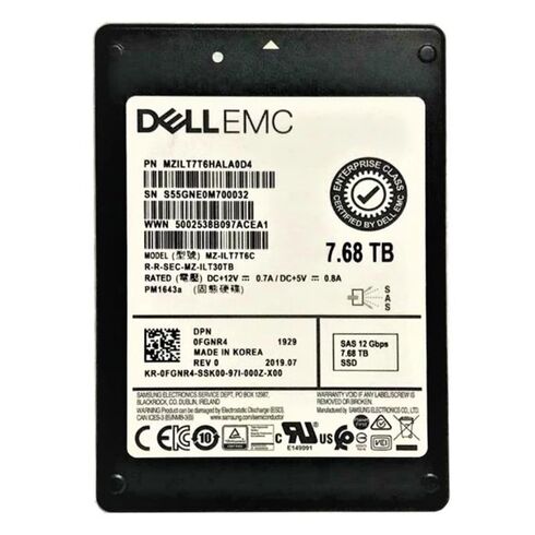 Samsung MZILT7T6HALAAD4 7.68TB SAS 12GBPS SSD