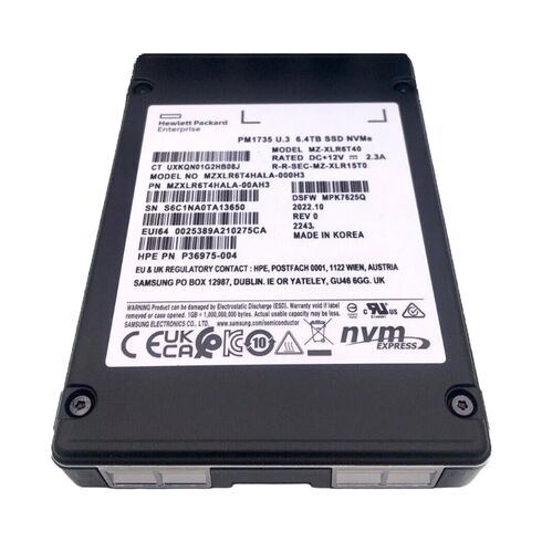 Samsung MZWLR6T4HALA-00AD3 6.4TB SSD