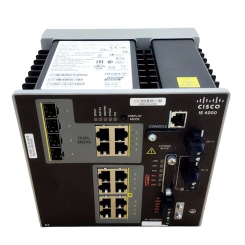Cisco IE-4000-8T4G-E 12 Ports Managed Switch