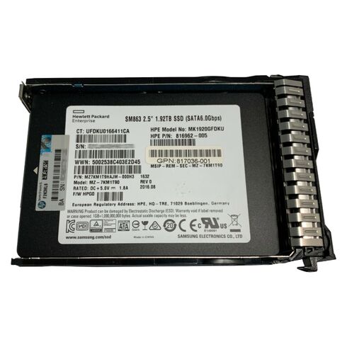 HPE P08625-001 SATA SSD