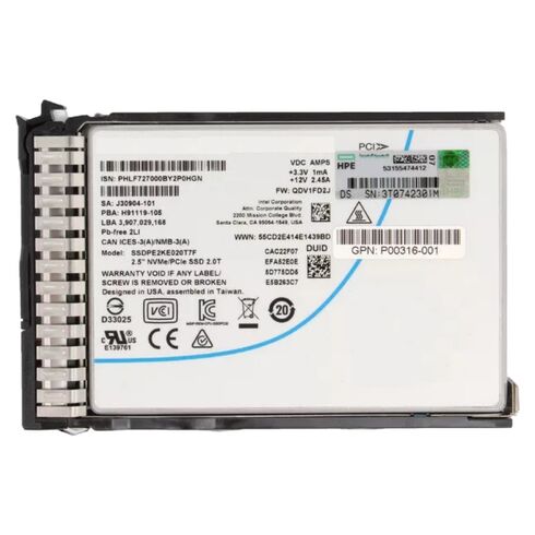 P45631-001 HPE TLC SFF SSD