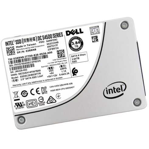 3RRN8 Dell 3.84TB 2.5" SATA 6GBPS Hot SSD