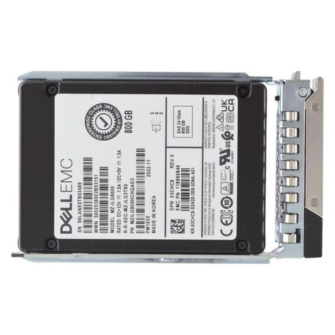 Dell 800GB X96H8 SAS-24Gbps Mixed Use 3DWPD SSD