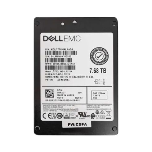 Dell M571X 7.68TB SAS-12GBPS SSD