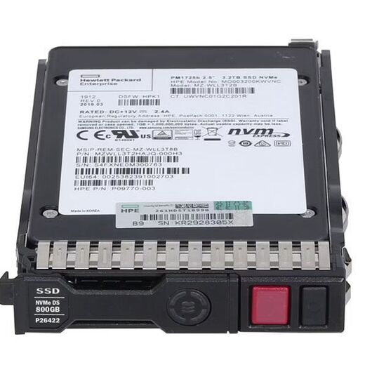 P26422-001 HPE 800GB Nvme SSD