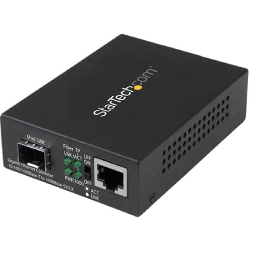 MCM1110SFP StarTech Gigabit Ethernet Fiber Media Converter